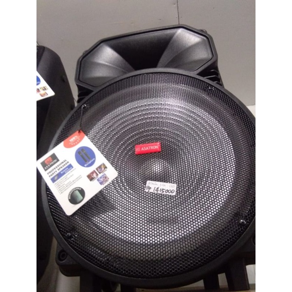 SPEAKER AKTIF PORTABLE BLUETOOTH ASATRON AC MILAN 15 INCH 15"