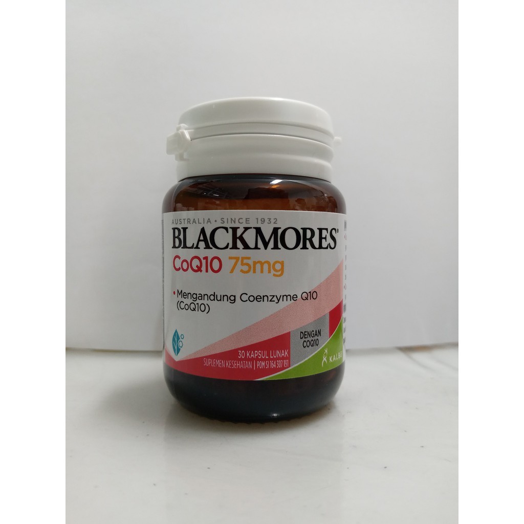 Blackmores Coq10 75mg Bpom Kalbe - 30 kapsul