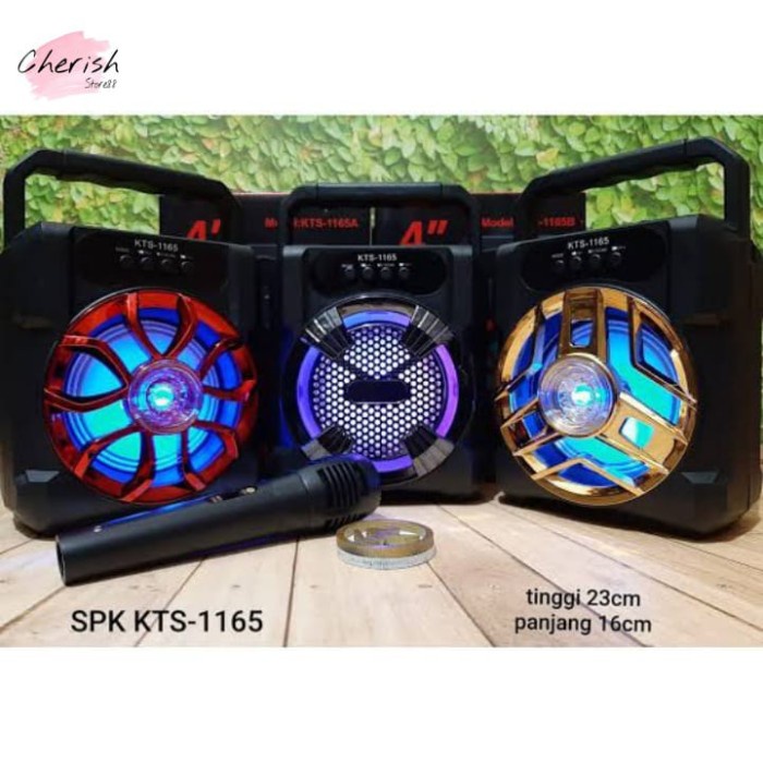 Speaker Bluetooth KTS1050 Speaker Bluetooth Portable 4inci