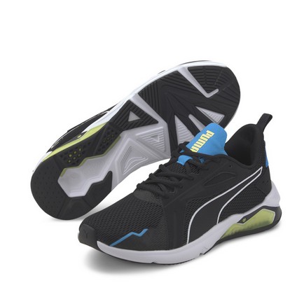 Sepatu Running LQDCELL Method Puma Black-Nrgy Blue-Fizzy ORIGINAL BNIB