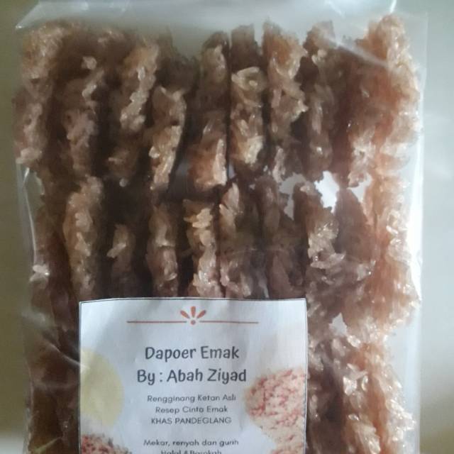 

RENGGINANG MENTAH RASA TERASI 500GR (23 PCS)