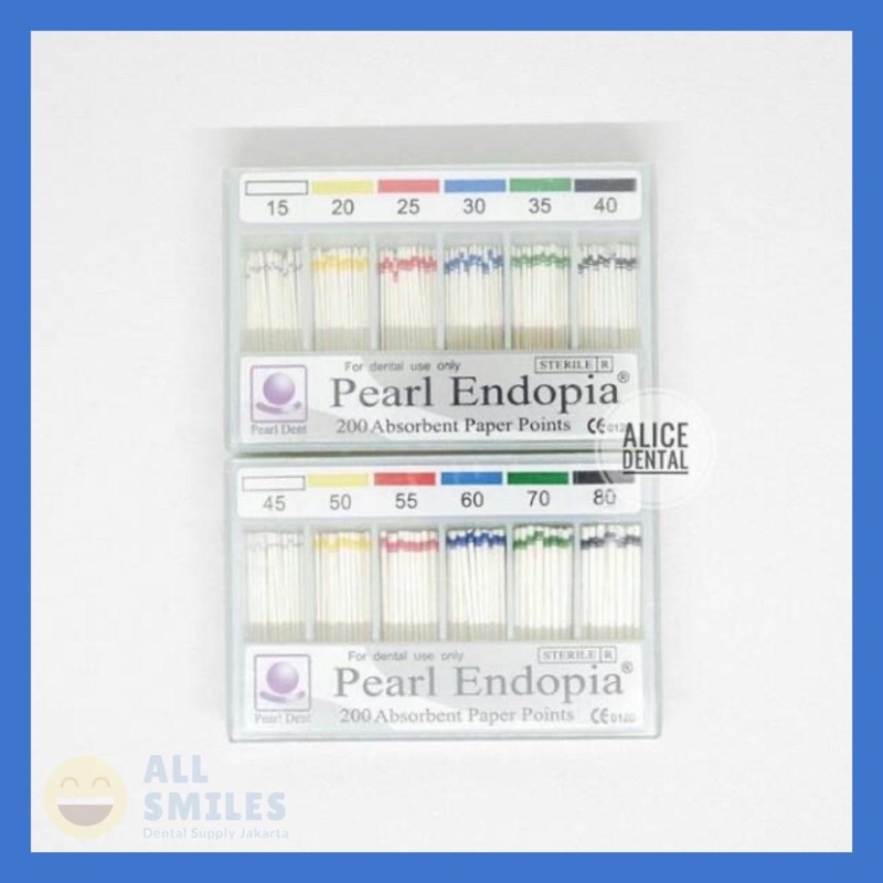 Dental Paper points / paperpoint / paper point  15-40 / 45-80