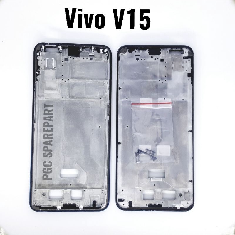 Original Frame Tulang Tengah Vivo V15 / Vivo 1819 -  Bezzel Bejel Bezel Tempat Dudukan LCD & Mesin