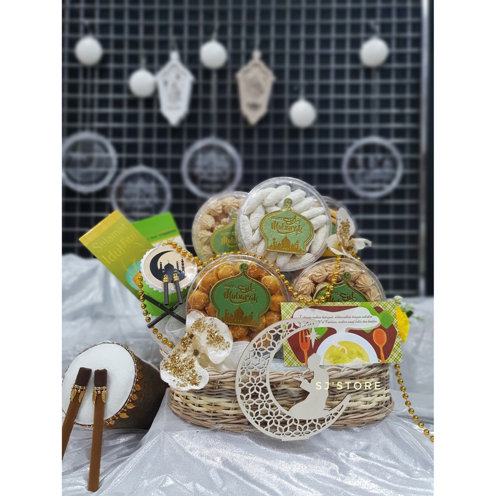 

Paket box hampers lebaran idul fitri kue kering toples