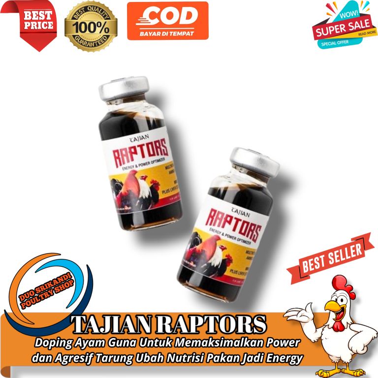 DOPING AYAM ADUAN PISAU LAGA - RAPTORS TAJIAN 10ML