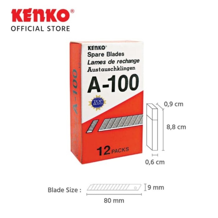 ISI CUTTER A-100/KENKO ISI CUTTER A-100/CUTTER BLADE A-100 ( 9 Mm )