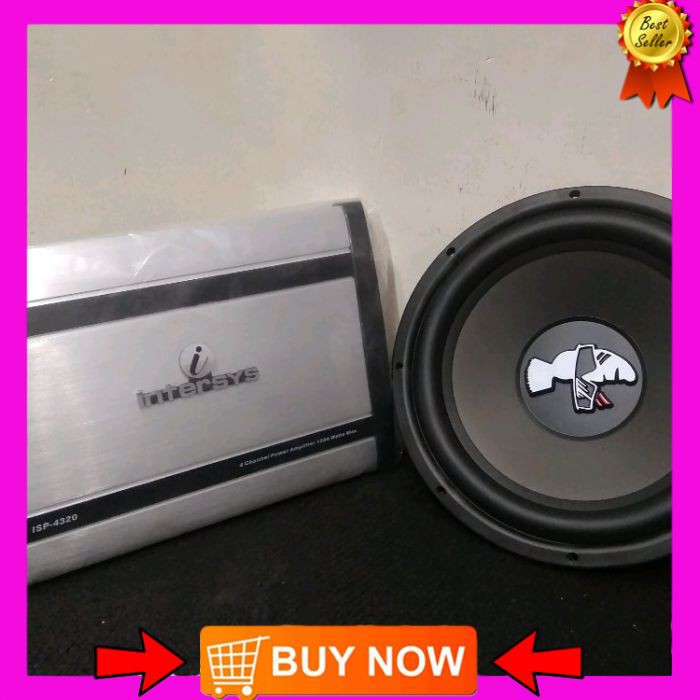 Paket jumbo.power intersys isp-4320 and subwoofer mohawk mg-124.murmer