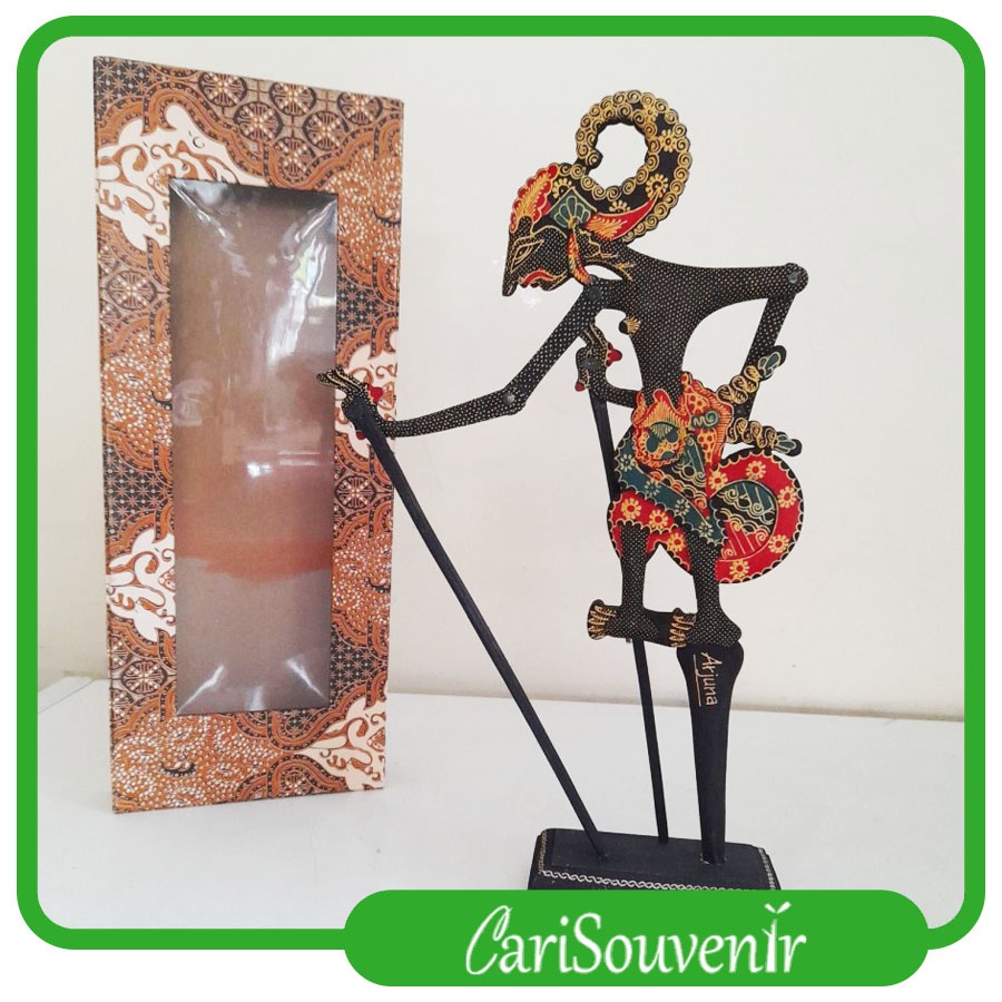 Wayang Klitik Arjuna Kayu batik besar