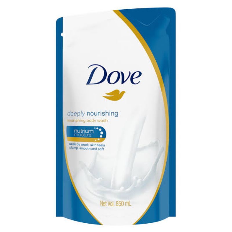 dove body wash deeply nourising 850ml refil