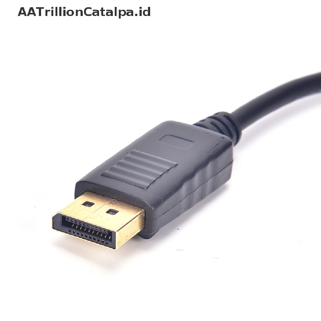 Aa Kabel Adapter Converter Catalpa DP Male Ke VGA Female Warna Hitam