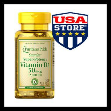 Puritan Vitamin D3 Puritan'S Pride D 3 1000 2000 5000 10000 Iu 25 50 125 250 Mcg Vit D-3 100 200