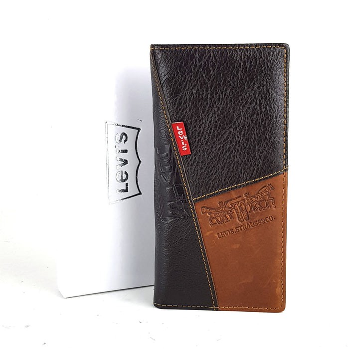 Dompet Panjang Kulit Asli Pria Murah - LEVIS DPJ SJOU