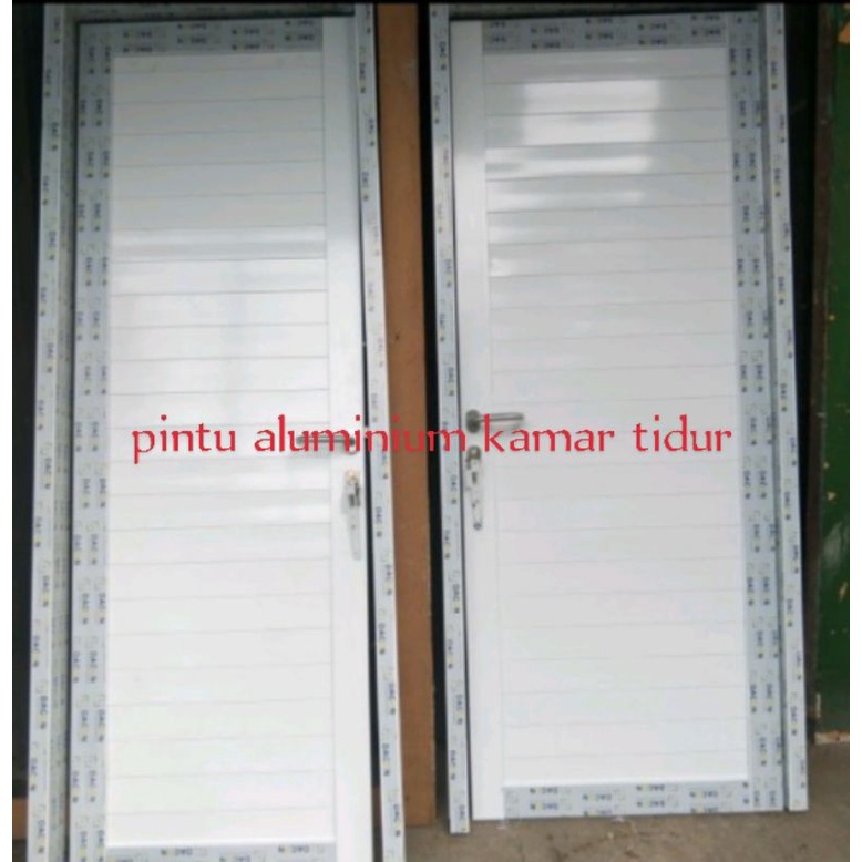 Pintu Aluminium kamar tidur dan kusen
