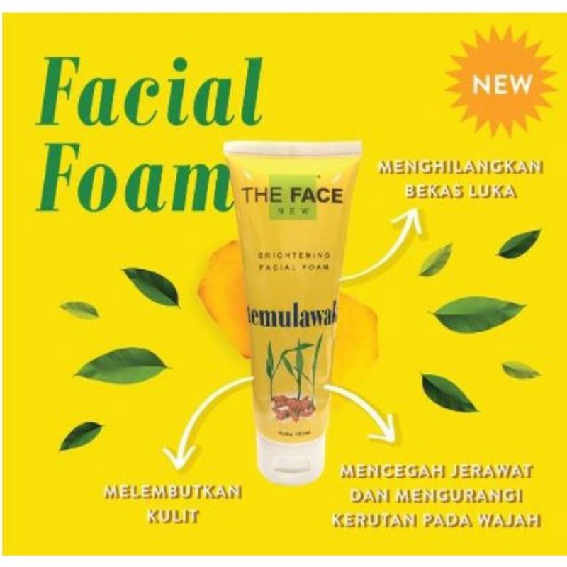 The Face Temulawak Brightening Facial Foam 100ml