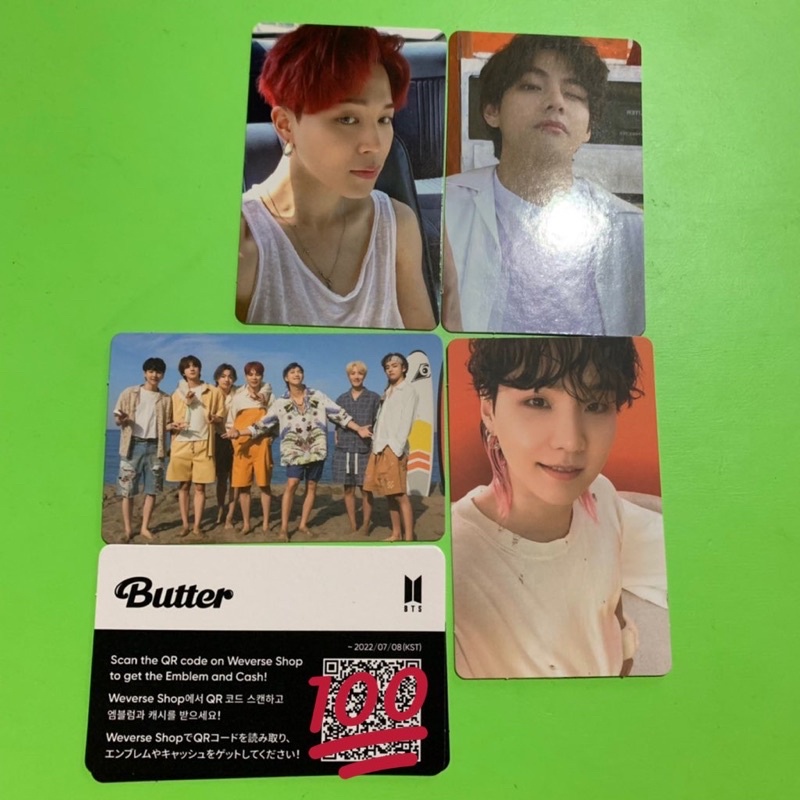TAEHYUNG JIMIN POB SUGA YOONGI CREAM GRUP PEACHES BARCODE WEVERSE BTS MC JIMIN JUNGKOOK
