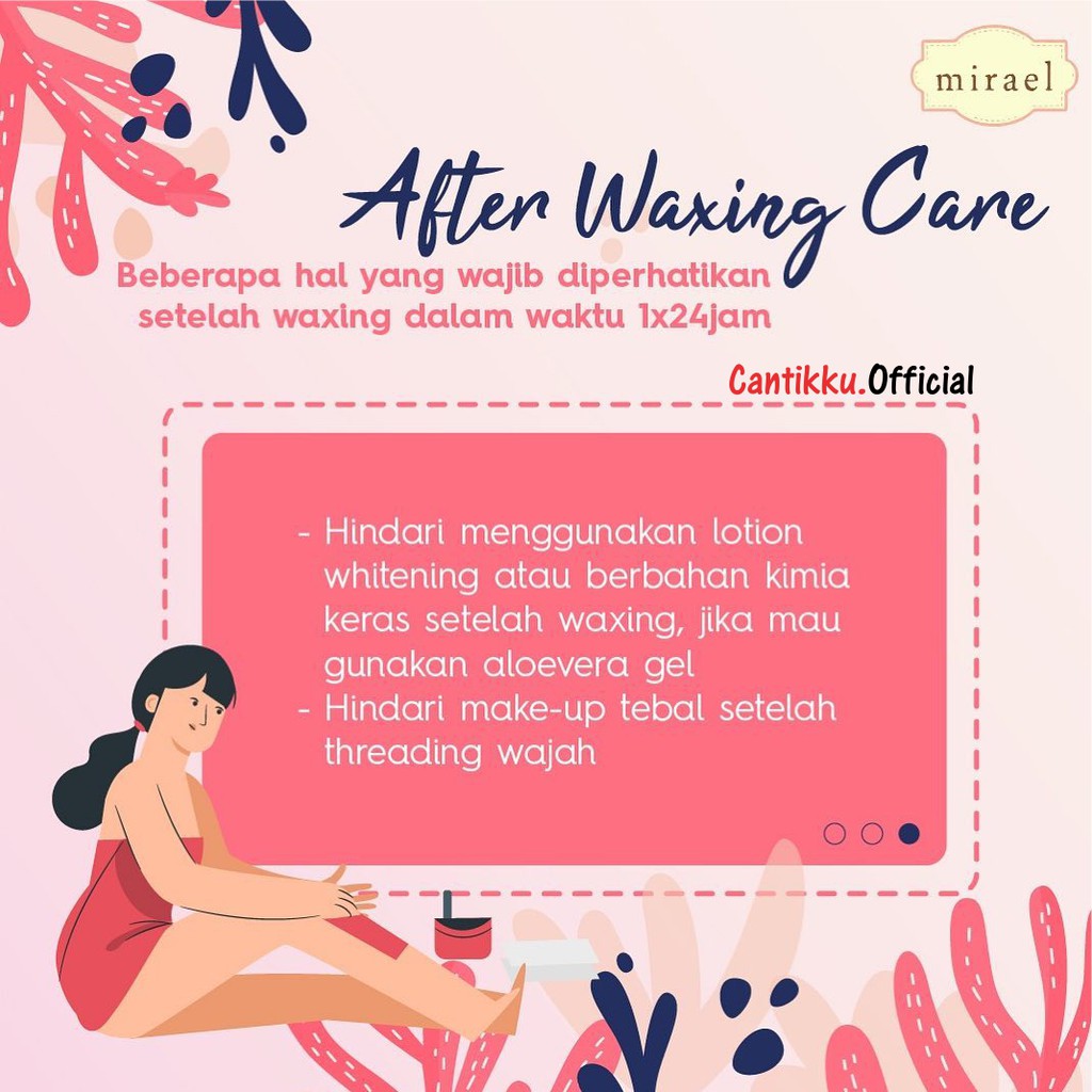 MIRAEL Sugar Waxing Kit Sugar Wax Hair Removal Penghilang Pencukur cukur cabut Bulu Rambut Ketiak