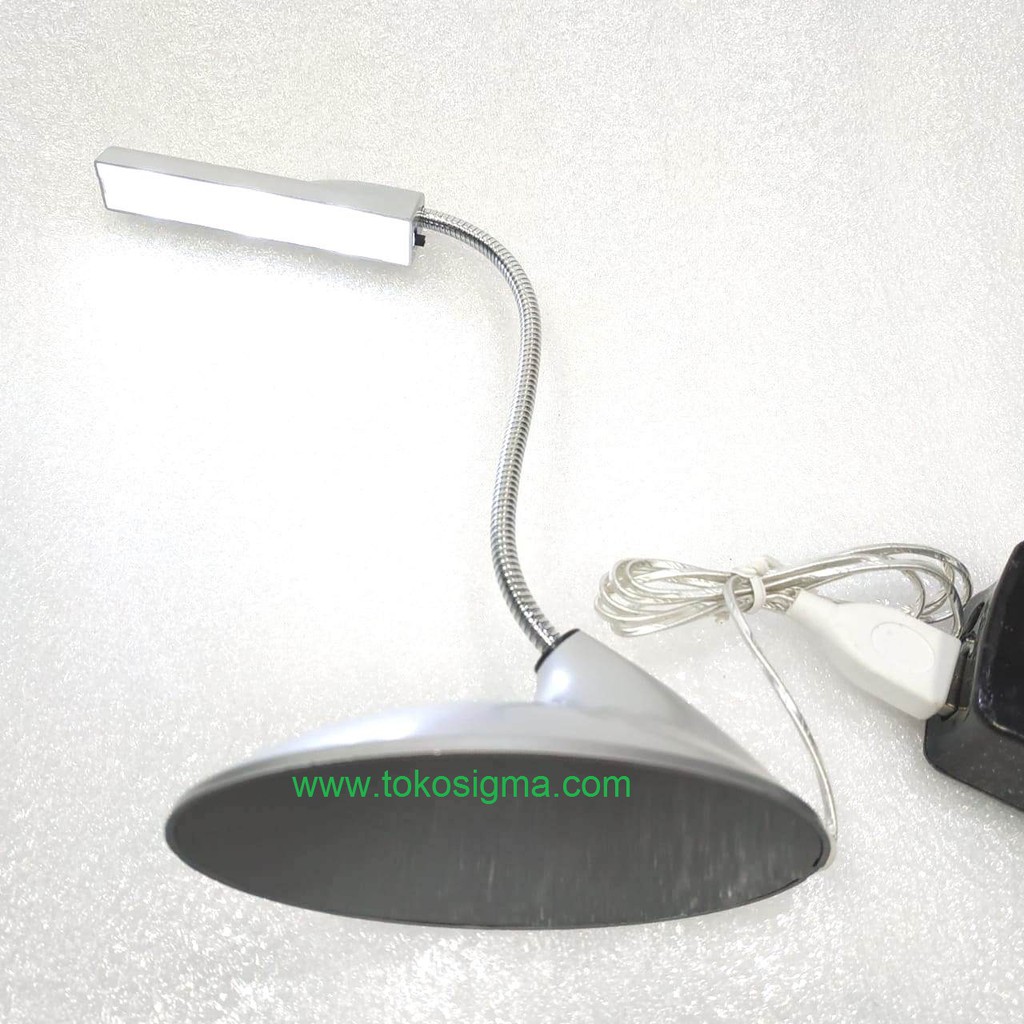 Lampu Meja Baca Belajar LED USB Leher Tekuk Sorot Tidur Desk Lamp 07A