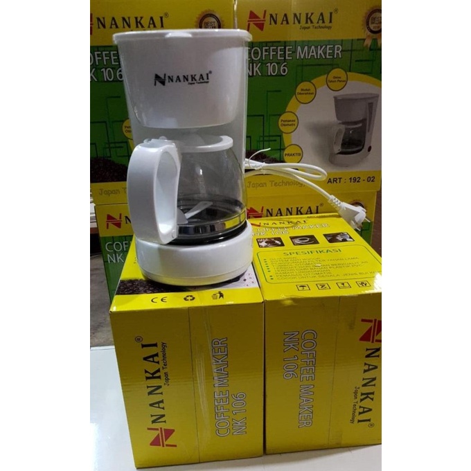 

[ COD ] NANKAI Coffee Maker Alat Pembuat Kopi Mesin NK106 Black Decker nescafe KOMPLIT Kode 506