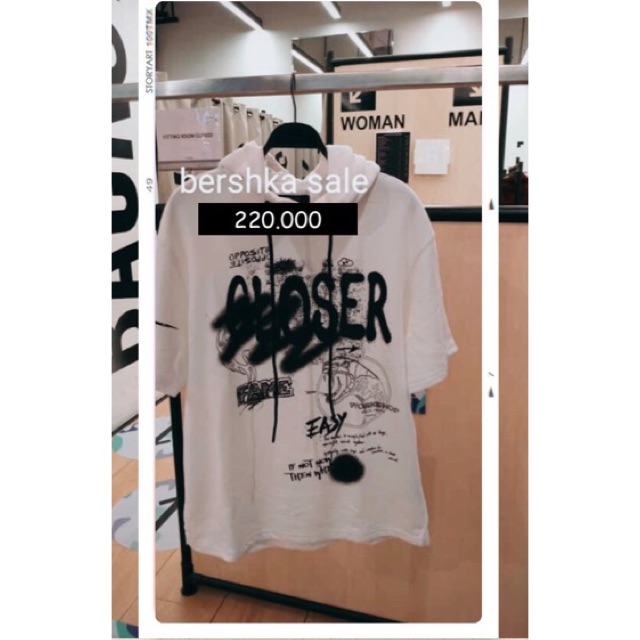 SALE Hoodie man Bershka