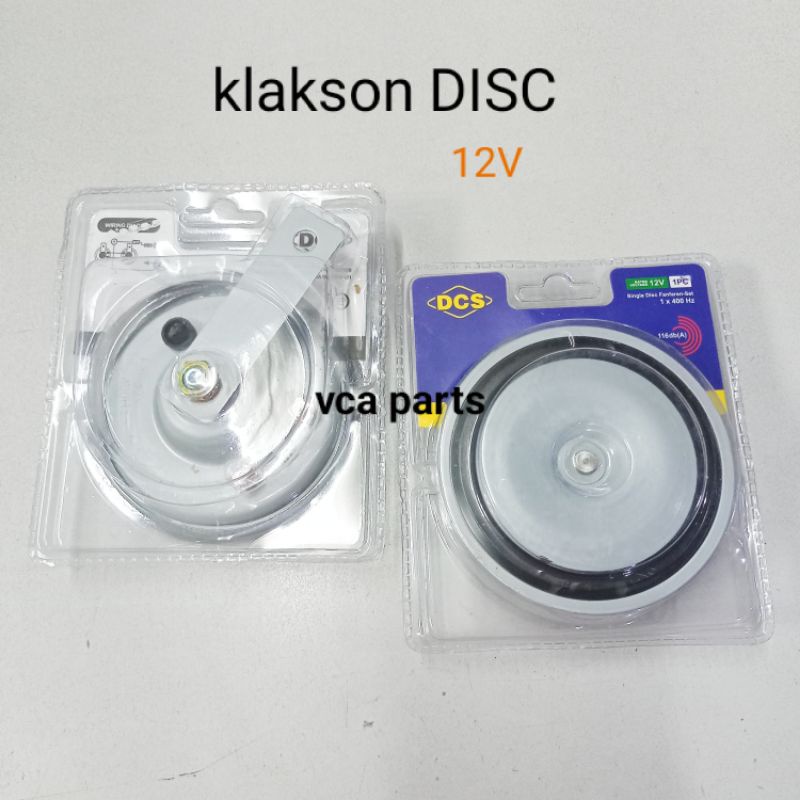 KLAKSON DISC 12v UNTUK MOBIL DAN MOTOR UNIVERSAL.