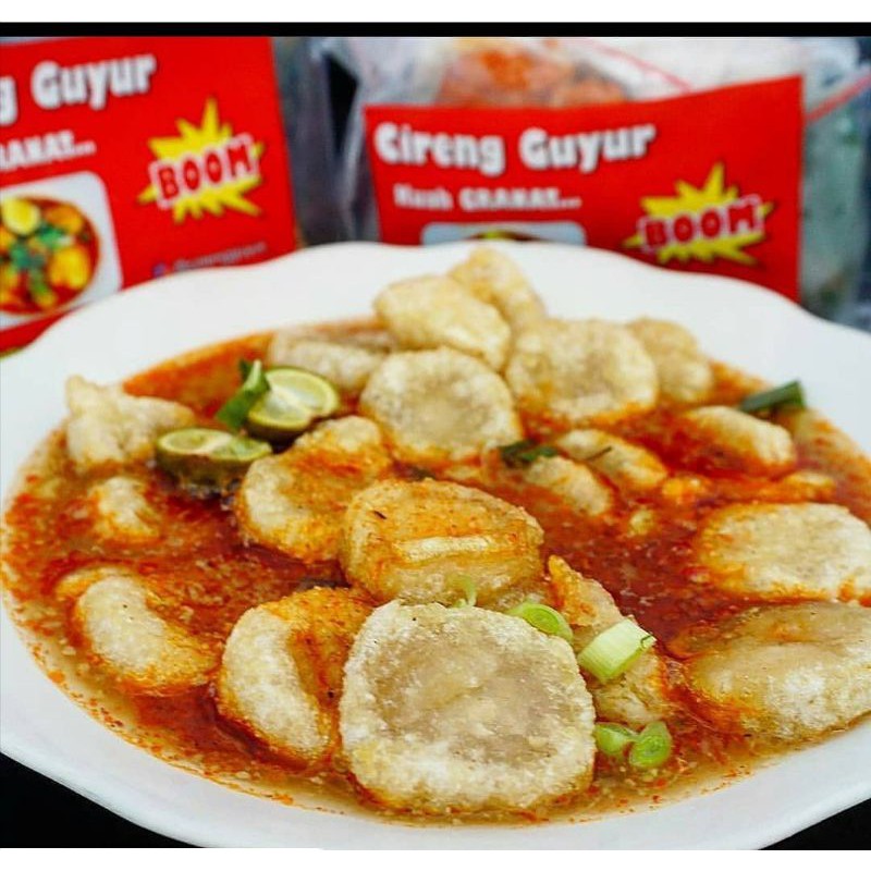 

cireng guyur kuah granat