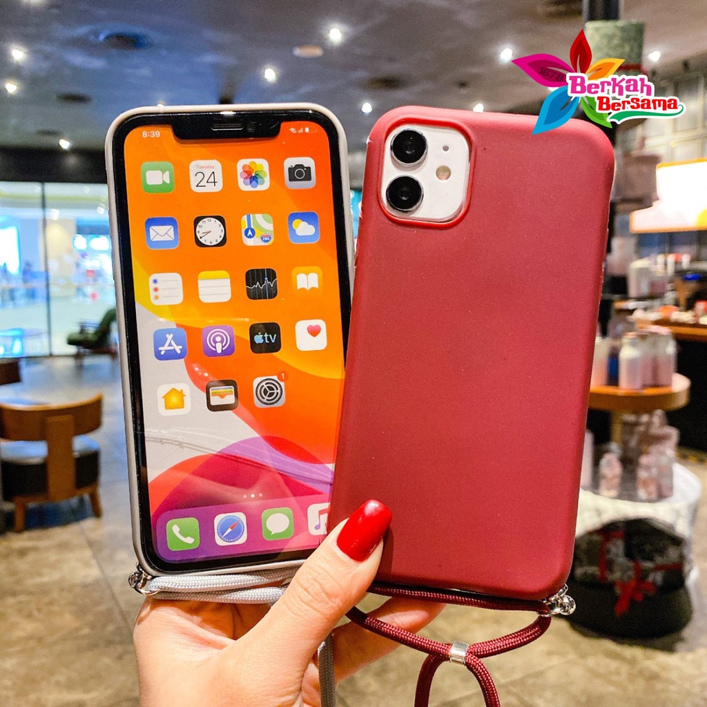SOFTCASE SLINGCASE TALI LANYARD CANDY XIAOMI REDMI NOTE 8 9 PRO BB5088