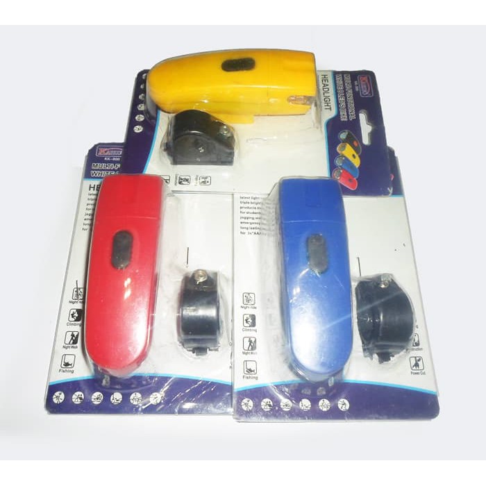 Lampu Depan Sepeda - Strobo 8 LED