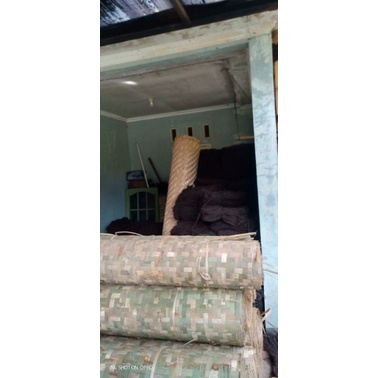 gedek bambu/Bilik bambu kulit ukuran 2x2,5/dinding bambu/bilik bambu/anyaman bambu