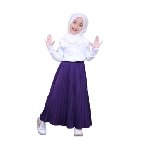 ROK PLISKET PREMIUM ANAK TANGGUNG UNTUK USIA 10-14 TAHUN / ROK PLISKRT ANAK / ROK PLISKET IMPORT // 
