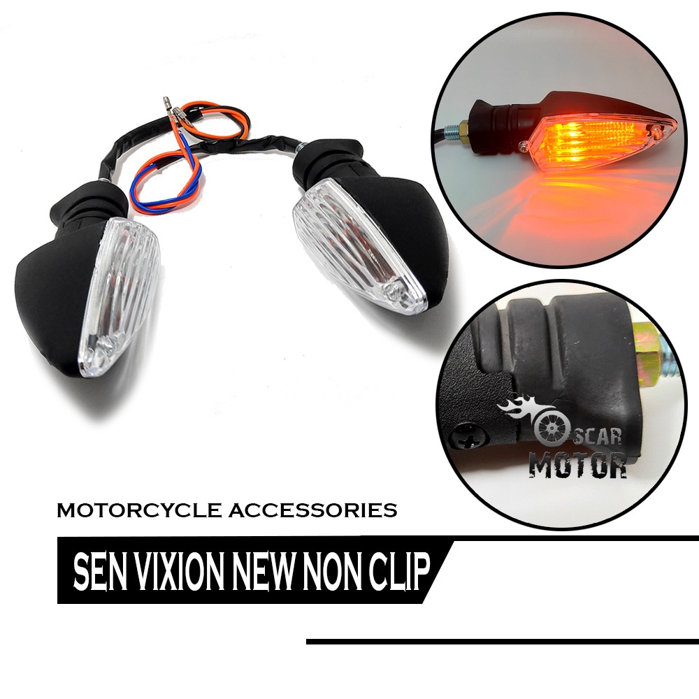 LAMPU SEN VIXION NEW NON CLIP LAMPU BELAKANG MOGE STANDAR QUALITY UNIV motor