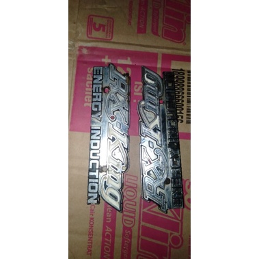 emblem box aki Yamaha RX king old