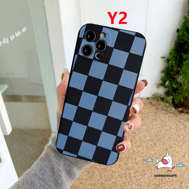 Soft Case Tpu Motif Kotak-Kotak Untuk Samsung A53 A13 A31 A71 A03S A33 A20S A32 A72 M22 A70 A22 A30S A10S A51 A1103 A52S A50 A52S M32