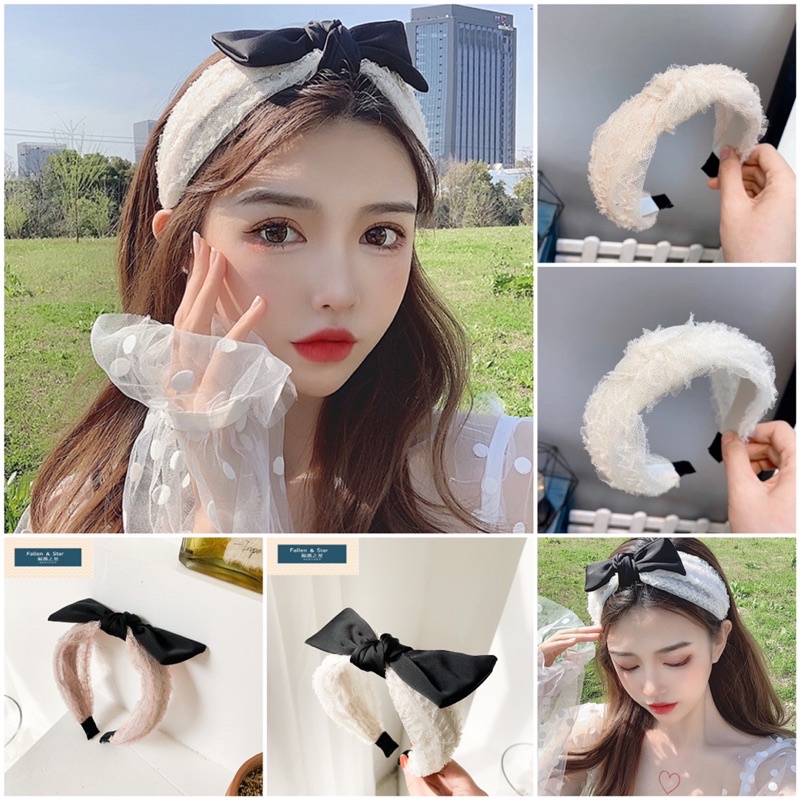 Bando - 20. Womens Headband Twist Hairband Bow Knot Cross Cloth Hair Band