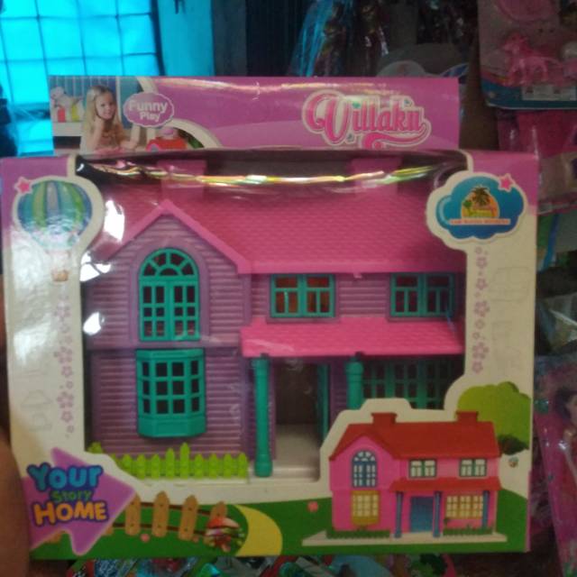 Mainan Terbaru Villaku Rumah Rumahan Boneka / Mainan Anak Perempuan