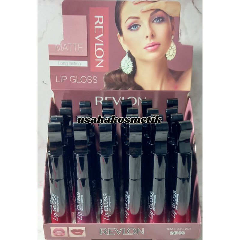 PROMO PER6PCS  LIP GLOSS MATTE REVLON CLASSIC VIVID LONG LASTING NO.ZG-2077 / ZG - 3007