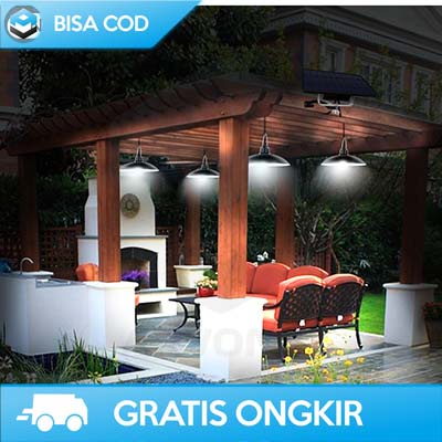 LAMPU LED TENAGA SOLAR PANEL SURYA OUTDOOR BY AMARYLLIS WATERPROOF ORI