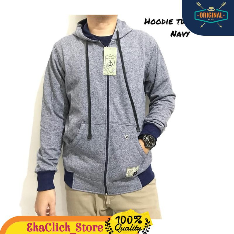 JAKET FASHION PRIA KEREN HOODIE TWO TONE ATASAN COWOK ORIGINAL MURAH BAGUS COWO DISTRO GJK069
