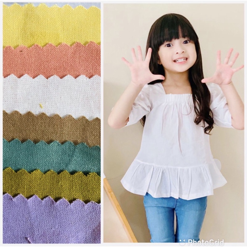 Blouse sabrina laura 2-5 thn / atasan anak