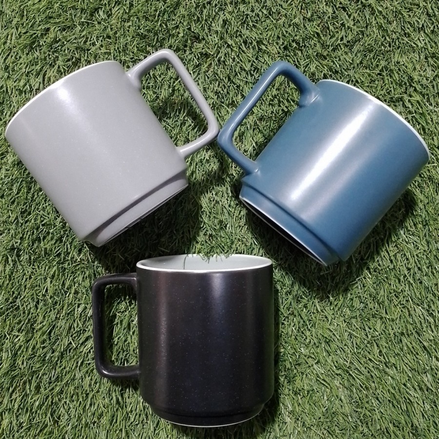 Jual Mug Keramik Mug Gelas Cangkir Keramik Colortrio Stack Shopee Indonesia