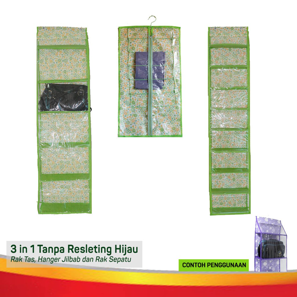 RakGantung 3 In 1 RakGantung Organizer RakGantung Rak RakGantung 3 In 1 RakGantung Organizer RakGantung Rak
