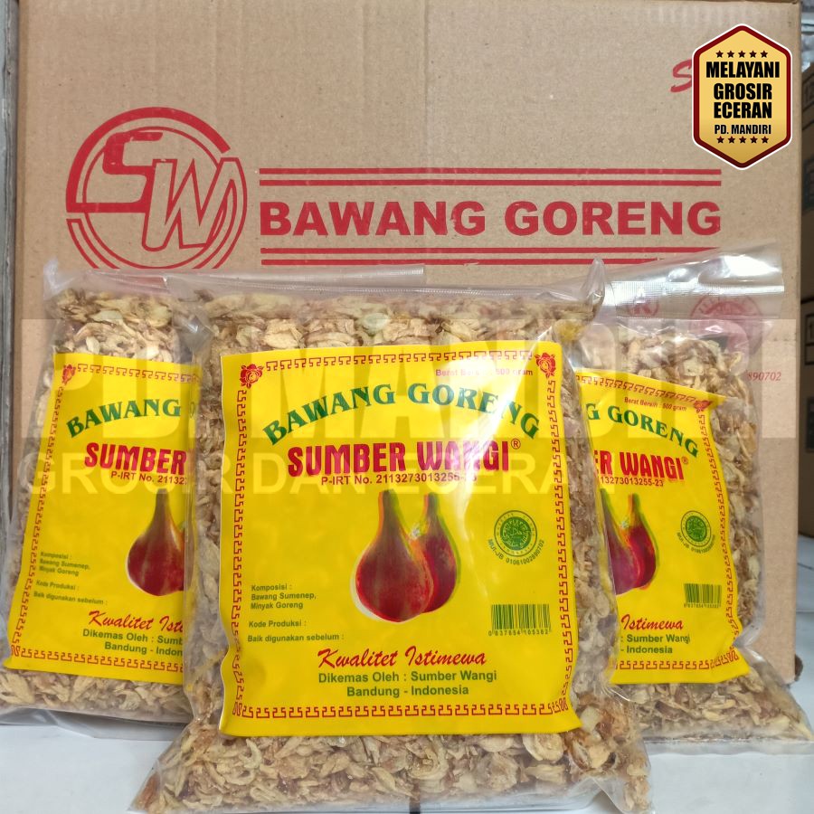

SUMBER WANGI BAWANG GORENG SUMENEP 500 GR