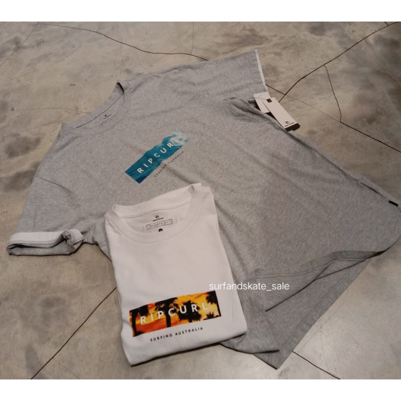 Kaos Rip Curl Pria Motif lengan pendek