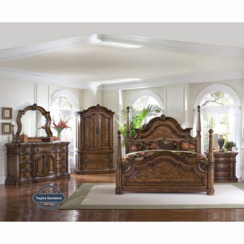 SET KAMAR PERLENGKAPAN KAMAR TIDUR JATI BEST QUALITY