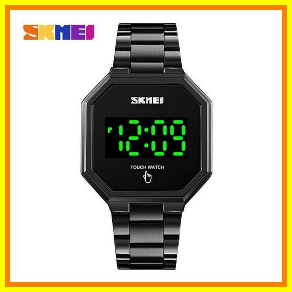 Jam Tangan Kulit Dewasa Korean Style Stainless Steel Keren Jam Cowok K Jam Tangan Pria Skmei Digit