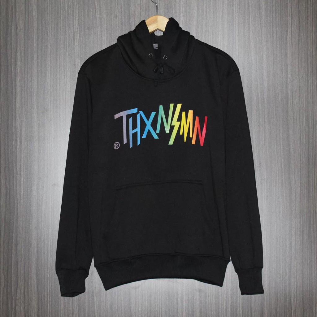 sweater hoodie pria tulisan besar