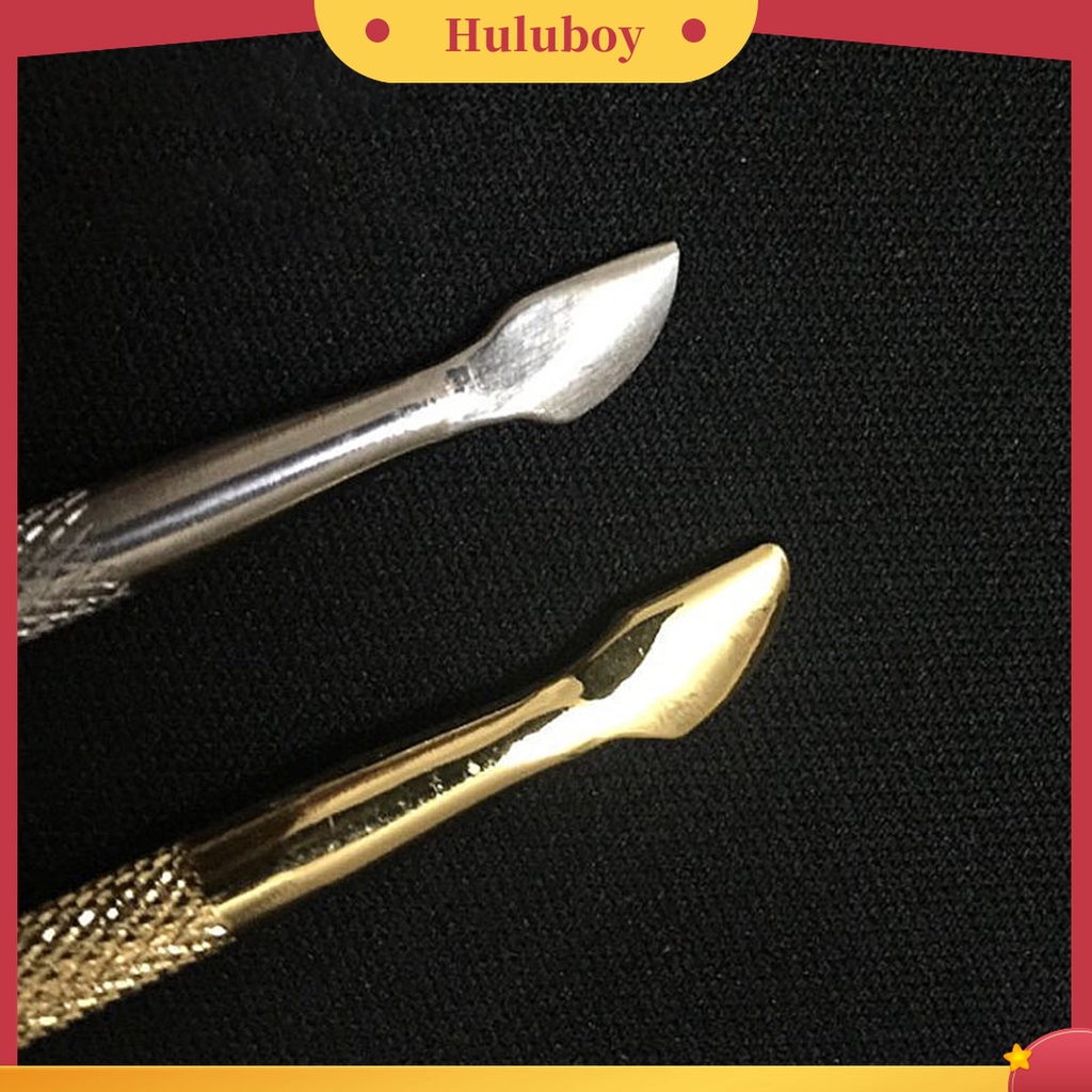 Huluboy Huluboy♡ Alat Penghilang Kutikula Dan Kulit Mati Bahan Stainless Steel Untuk Manicure