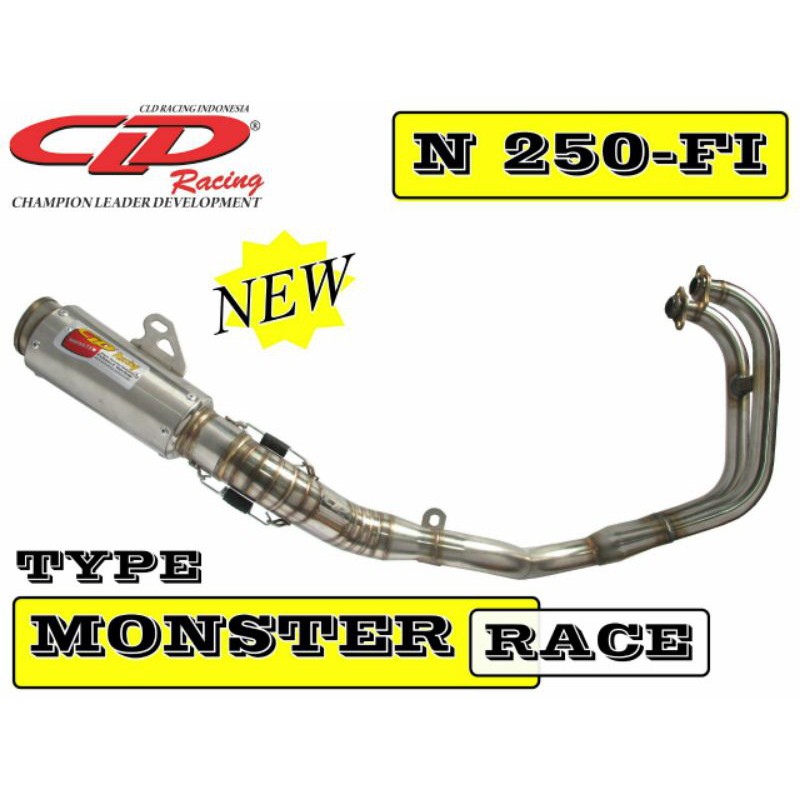 KNALPOT CLD MONSTER NINJA ZX 250 KARBU NINJA 250 FI