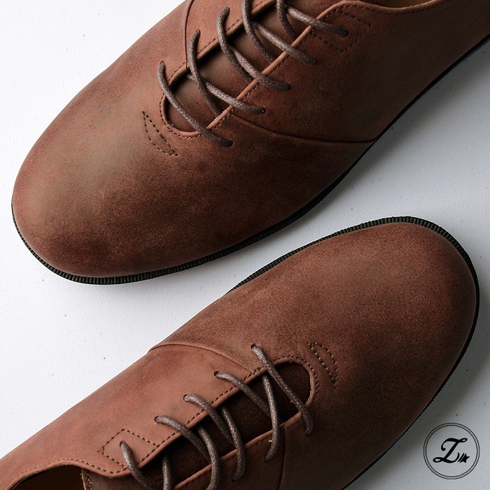 ARMAN BROWN | Indopride | Sepatu Kulit Asli Klasik Vintage Pria/Cowok/Men - Derby - Footwear Zapato