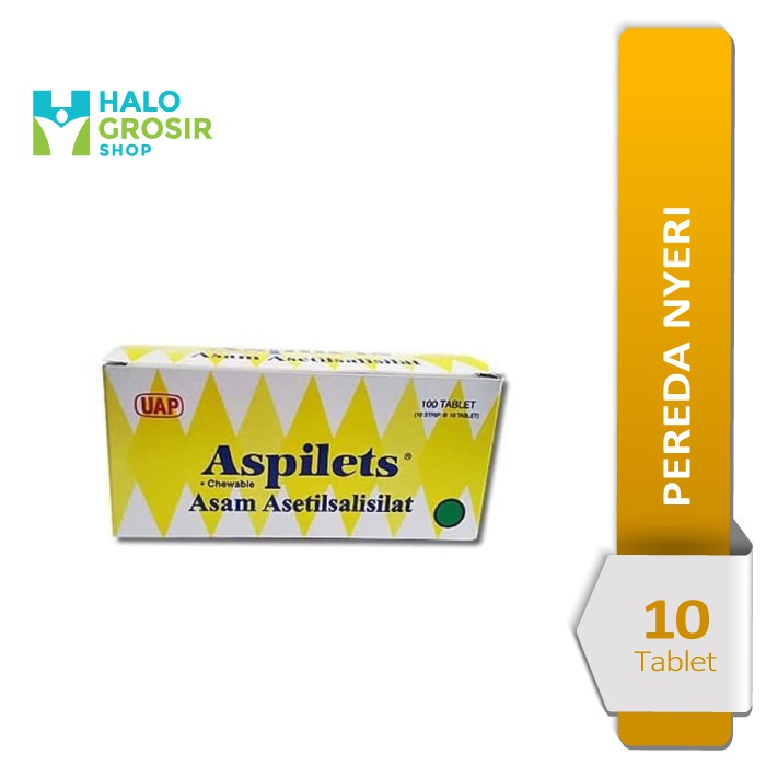 Aspilet Chewable 1 Strip isi 10 Tablet Obat Pereda Nyeri