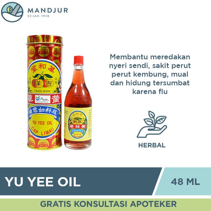 

BISA COD Yu Yee Oil (Cap Limau) 48 ml - Minyak Pereda Nyeri Sendi & Sakit Perut /OBAT HERBAL ASAM URAT/OBAT HERBAL PELANGSING/OBAT HERBAL KOLESTEROL/OBAT HERBAL DIABETES